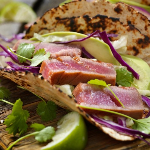 Boîte tacos tataki thon rouge