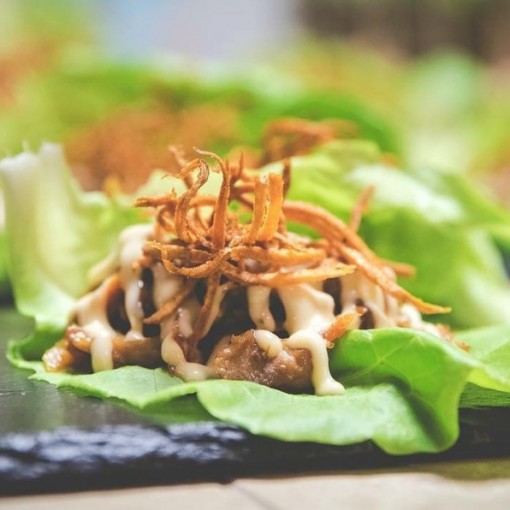 Boîte tacos asiatique