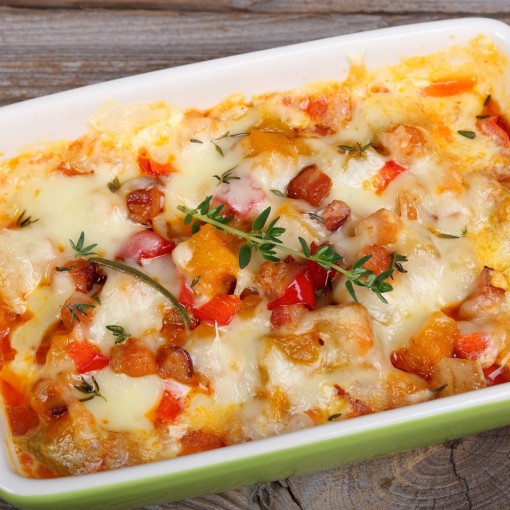 Casserole cheeseburger bacon keto