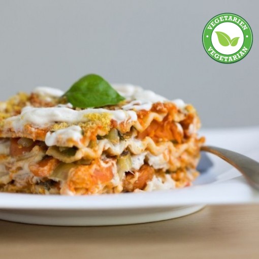 d. Prêt-à -manger congelé: Lasagne végétarienne