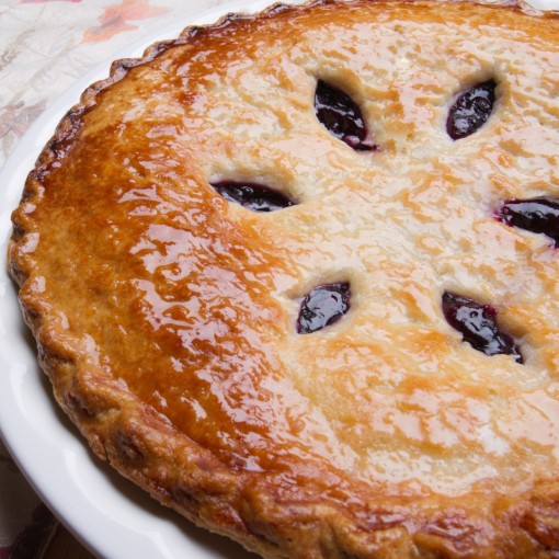 F. Dessert: tarte aux bleuets