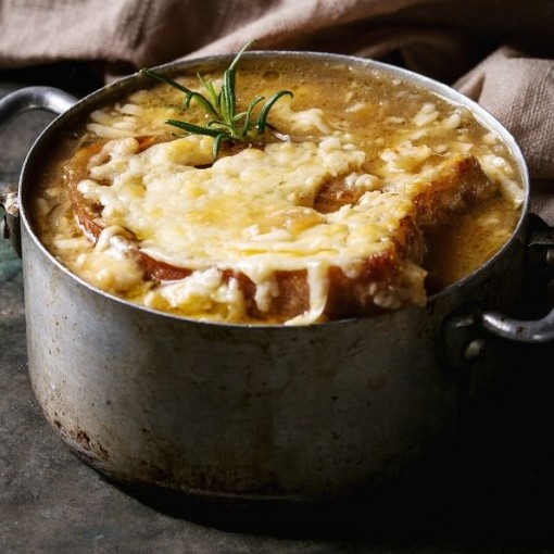 Soupe - Kit de soupe à l'oignon au filet mignon (congelé)