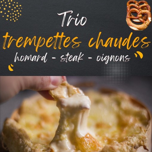 Trio de trempettes chaudes (promotion congelée)