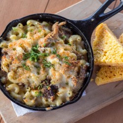 Mac & Cheese au porc effiloché